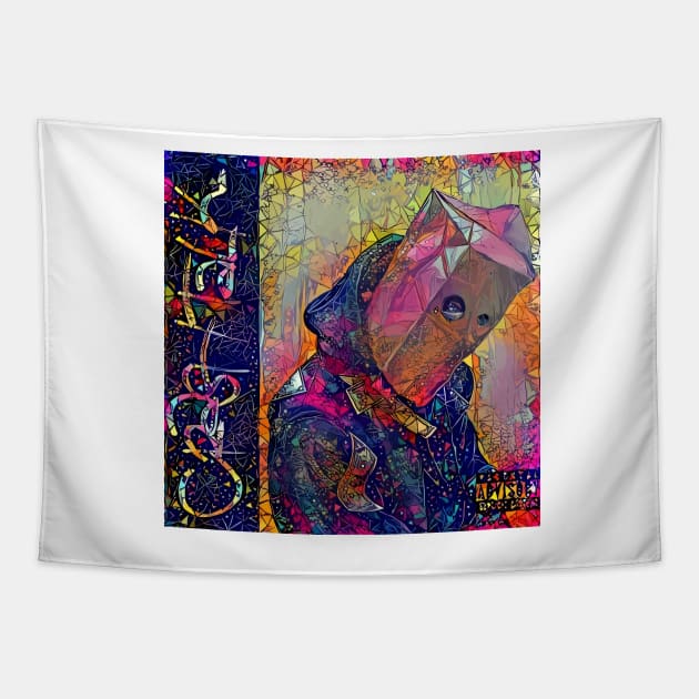 Abstract CrasH Talk Tapestry by stilldan97