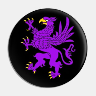 Griffon logo Purple Pin