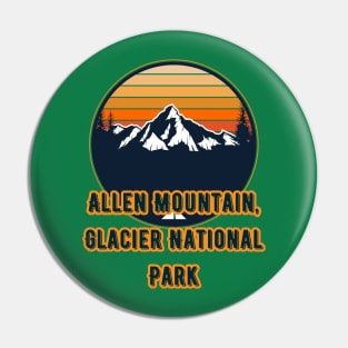 Allen Mountain, Glacier National Park Pin