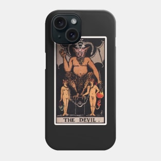 XV. The Devil Tarot Card Phone Case