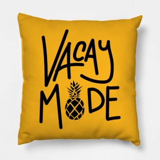 Vacay Mode (Dark) Pillow