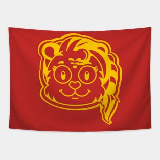 CNY: YEAR OF THE TIGER (GIRL) OUTLINE Tapestry