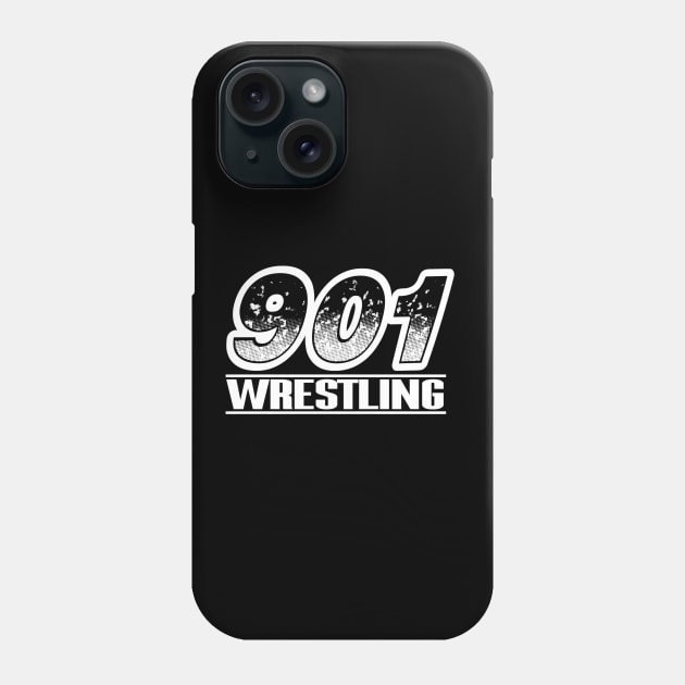 901 White Phone Case by 901wrestling