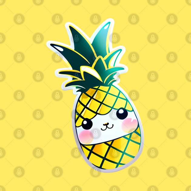 SunnyPop Pineapple by KawaiiNimbus