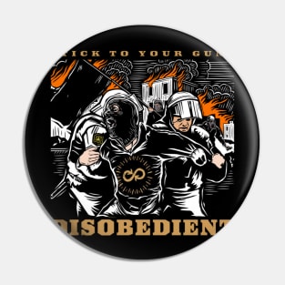 Stick To Your Guns x Disobedient Pin