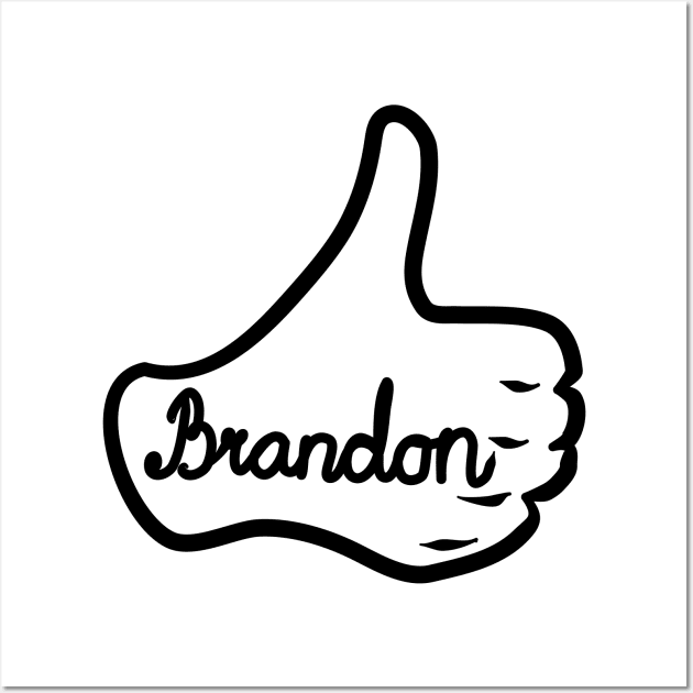 Brandon  Name Art Print