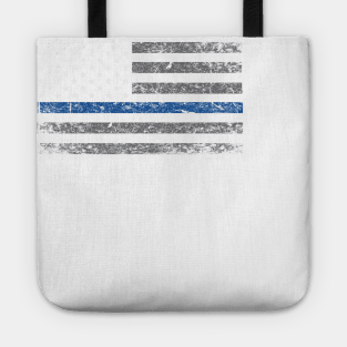 Thin Blue Line Flag Tote