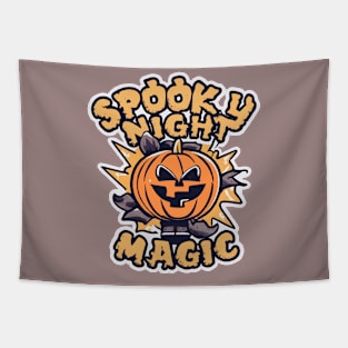 Spooky night magic Tapestry