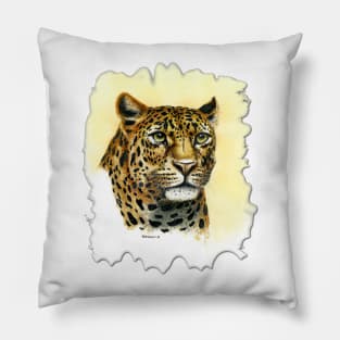 Leopard Staredown Pillow