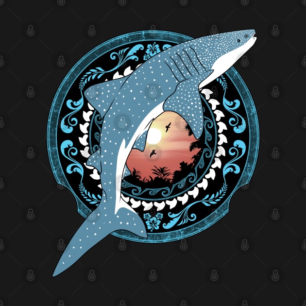 Whale Shark Dive Polynesia by NicGrayTees