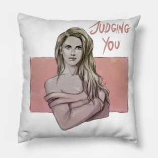 Judging you Pillow