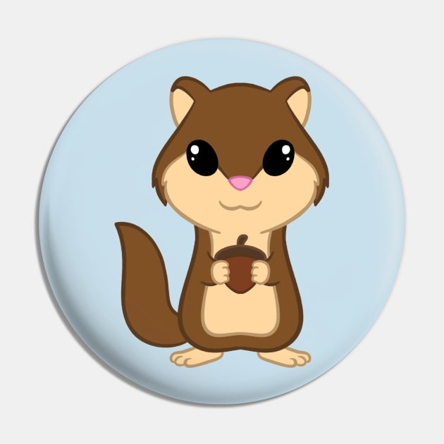 Chipmunk Pin by Firestorm Fox