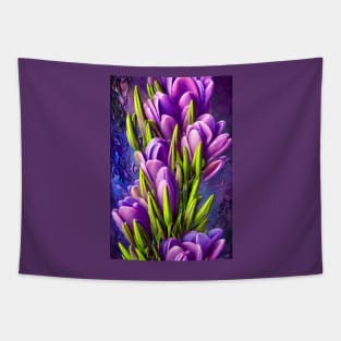 Purple Freesias - Botanicals 02 Tapestry