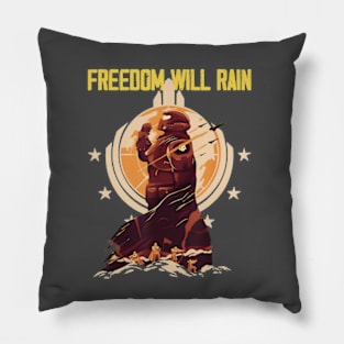 Freedom Will Rain Hell of Diver Helldiving Lovers Pillow