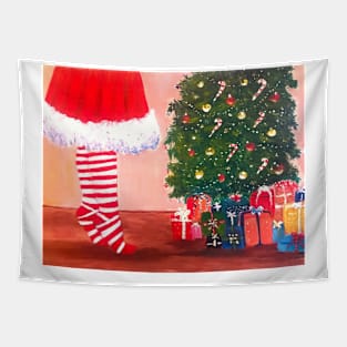 Christmas scene Tapestry