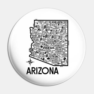 Arizona Map Pin