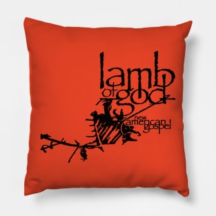 vintage retro lambofgod music Pillow