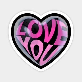 Love Heart Balloon | Valentine | lovely couple Magnet