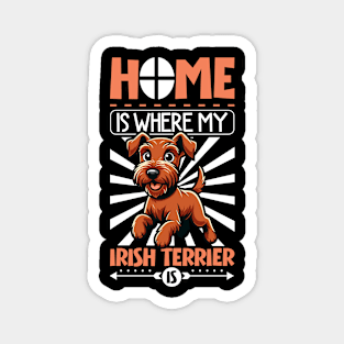 Home is with my Irish Terrier Magnet