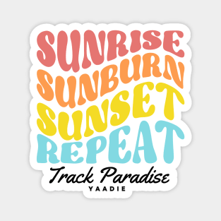 Spring Track Paradise Magnet