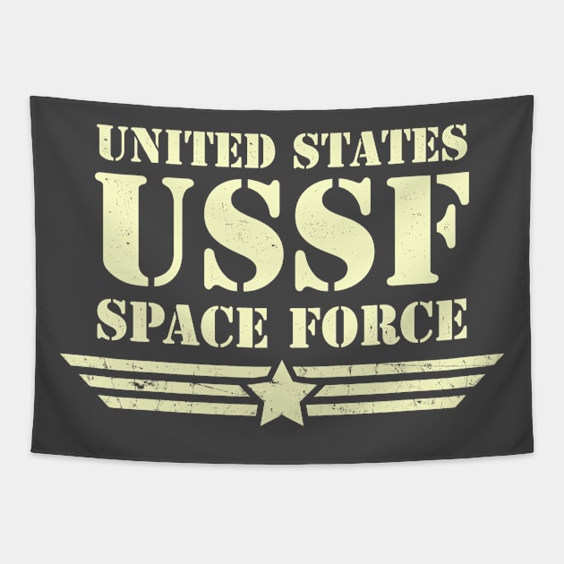 Space Force 2 - Our Troops in SPAAACE Tapestry by kgullholmen