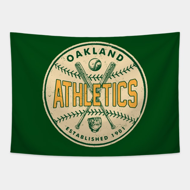 Classic Oakland A's by Buck Tee Originals Tapestry by Buck Tee