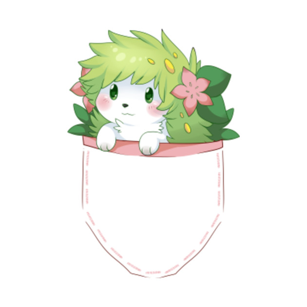 shaymin on a pocket parody t shirt teepublic