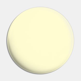 Pastel Lemon Yellow Pale Soft Meringue Yellow Solid Color Pin