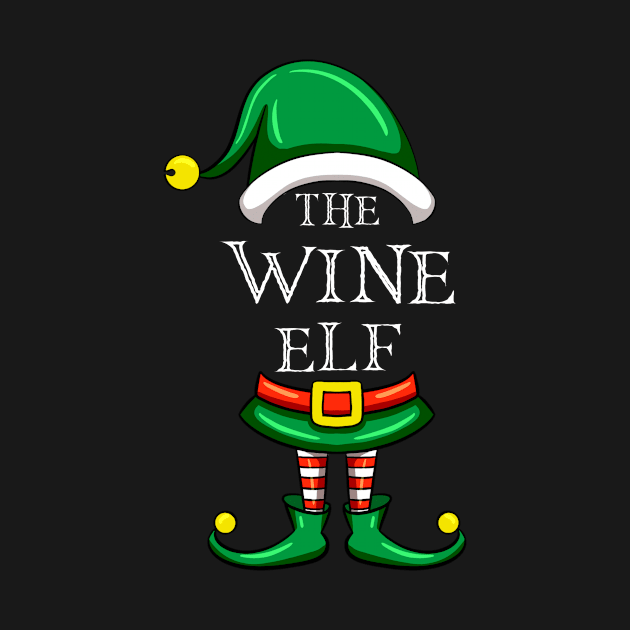 The Wine Elf Matching Family Christmas Pajama by Maica