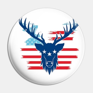 American elk Pin