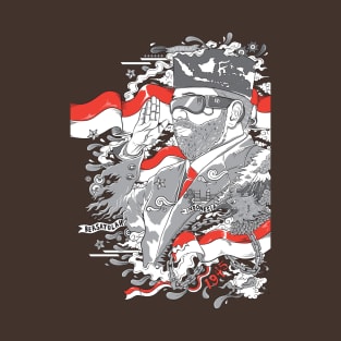 Leader of Indonesia Illustration T-Shirt