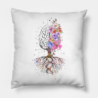 Brain tree Pillow