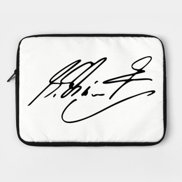 Michael Schumacher S Signature Michael Schumacher Laptop Case Teepublic