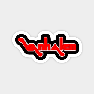 Van Halen - Old Logo 3D Red/White Magnet