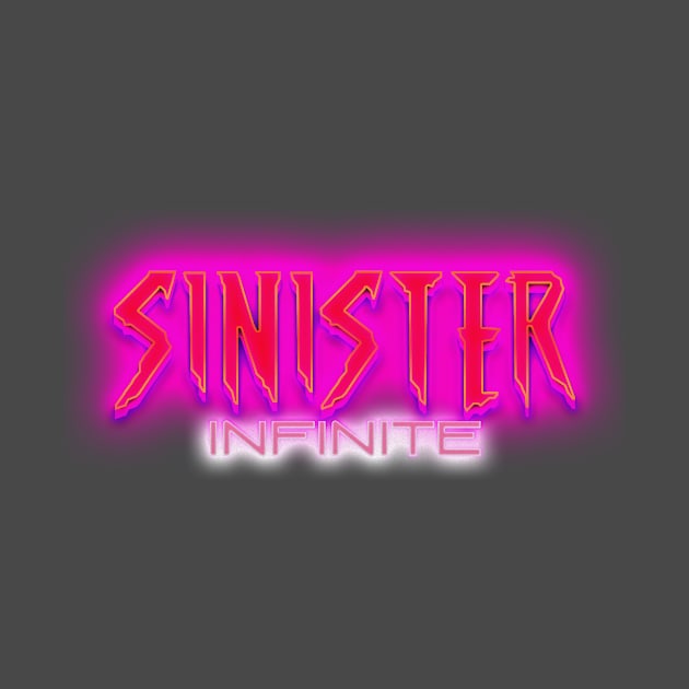 SINISTER INFINITE 80s Text Effects 6 by Zombie Squad Clothing