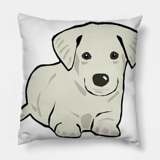 Yellow Lab Puppy Pillow