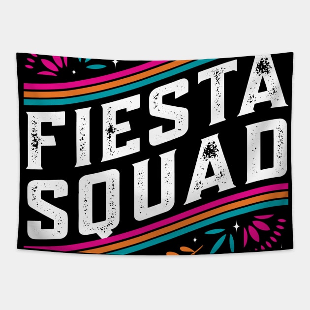 Mexican Fiesta Squad Tapestry by TheCraftyDrunkCo