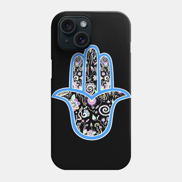 Hamsa- Peace Phone Case by Shanzehdesigns