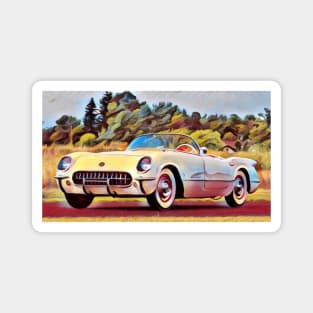 Classic Chevy Corvette C1 Magnet