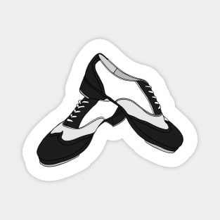 Tap Shoe Pair Illustration Magnet