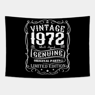 Vintage 1972 Aged to Perfection 50th Birthday Gift For Men Tapestry