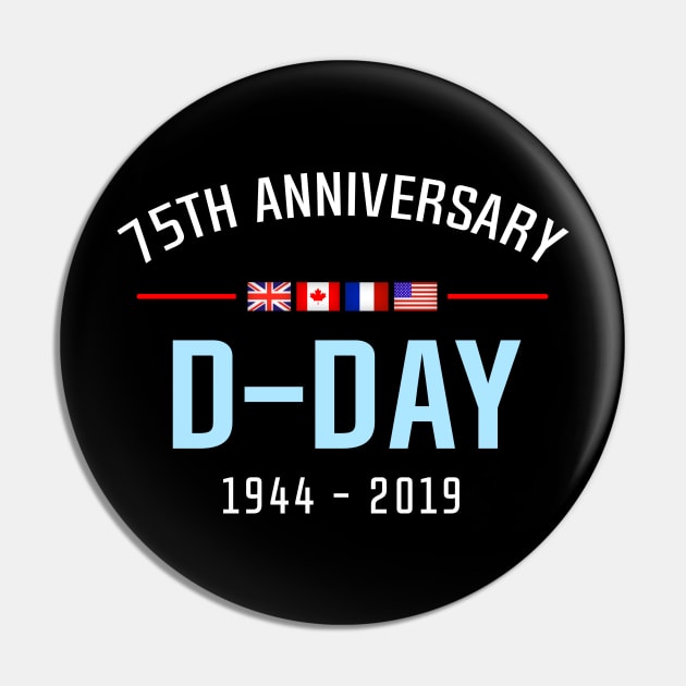 D-Day 75th Anniversary Pin by SeattleDesignCompany