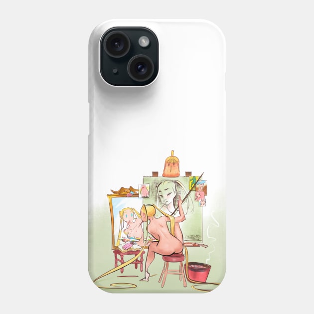 Ode To Norman Rockwell Phone Case by philtomato