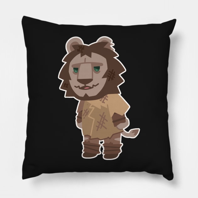 Robin - Lion Portrait Pillow by Snorg3