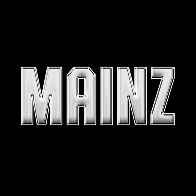 Mainz Stadt Mainzer Schriftzug Städter Rhein by Foxxy Merch