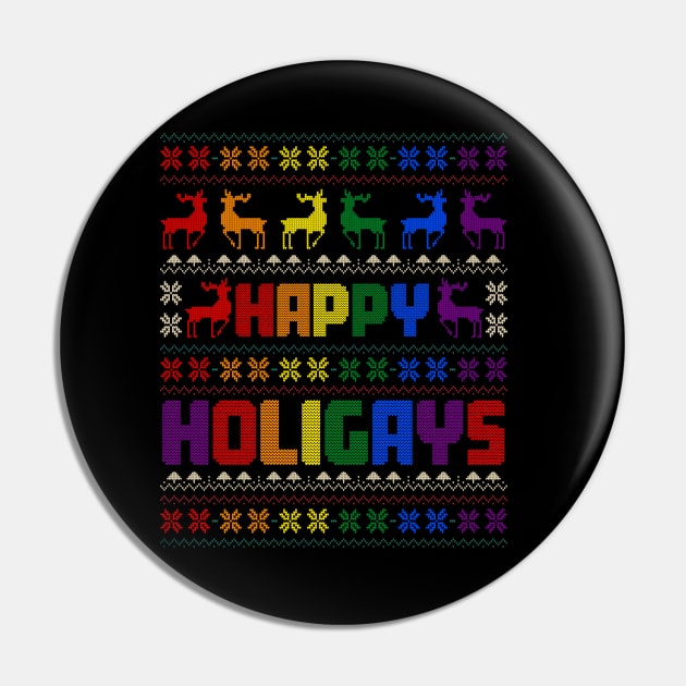 Happy Holigays Pin by mia_me