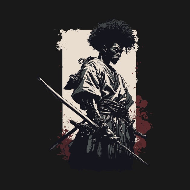 Afro-American Samurai by Snoe