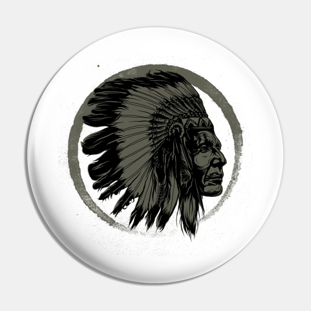 An Indian chief Pin by Shadowbyte91