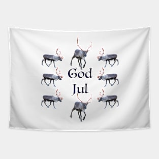 God Jul Tapestry