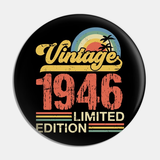 Retro vintage 1946 limited edition Pin by Crafty Pirate 